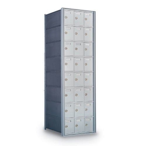 CAD Drawings American Postal Manufacturing Co. 24-Door Rear-Loading Private Horizontal Mailbox